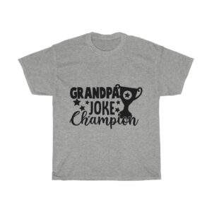 Grandpa Joke Champion – T-shirt For Grandfathers Funny Men's T-shirts Gifts for Grandpa