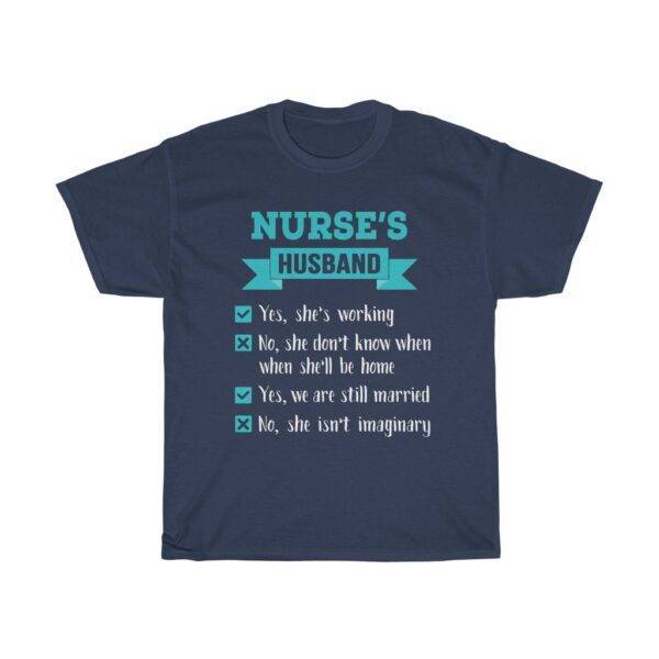 Proud Husband of Nurse Wife – T-shirt For Hubby Gifts For Husband Men's Tees Nurse