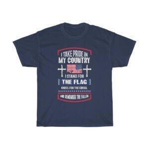 I Take Pride In My Country, Stand For The Flag – Veteran T-shirt Veteran Unisex Tees