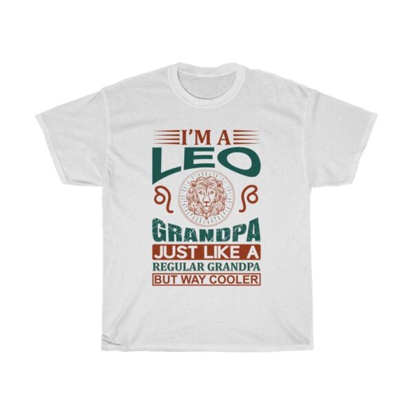 I’m A Leo Grandpa – Zodiac T-shirt For Grandfather Gifts for Grandpa Men's Tees
