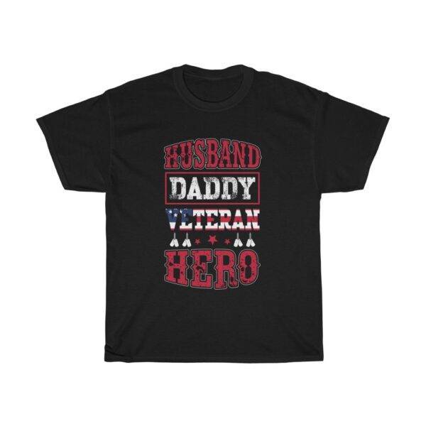 Husband Daddy Veteran Hero – T-shirt Veteran Men's Tees