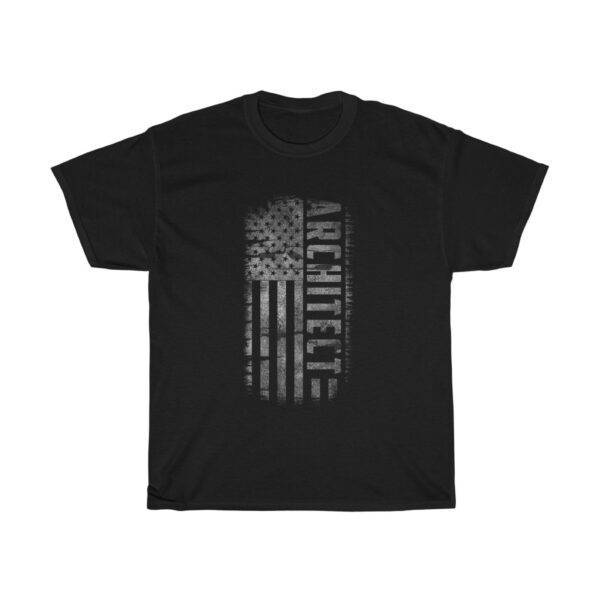 USA Flag Style Architect T-shirt Architect Unisex Tees