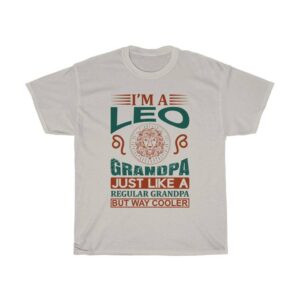 I’m A Leo Grandpa – Zodiac T-shirt For Grandfather Gifts for Grandpa Men's Tees