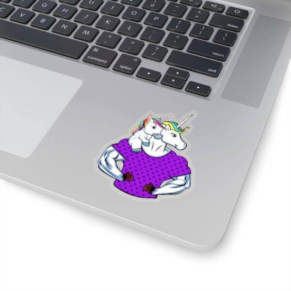 Cute Dadacorn – Unicorn Kiss-Cut Sticker Stickers