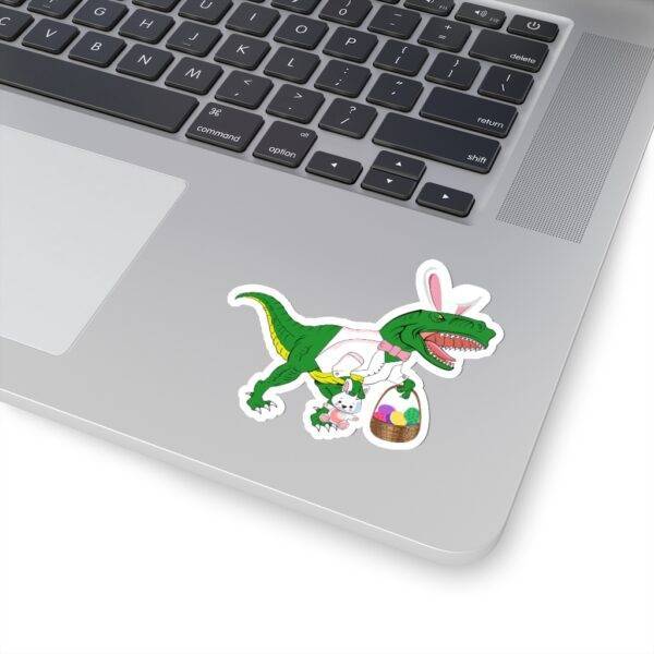 Easter Dinosaur Bunnysaurus – Funny Kiss-Cut Sticker Stickers