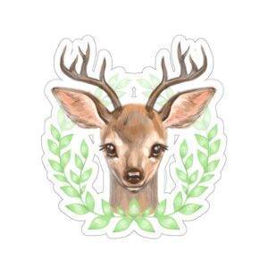 Cute Deer – Kiss-Cut Sticker Stickers