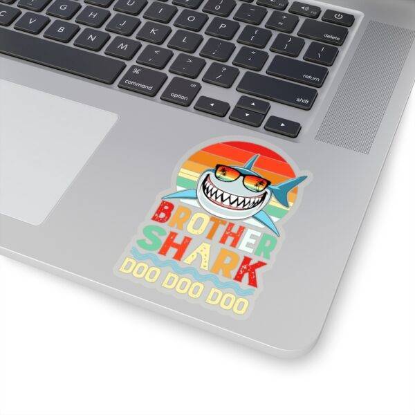 Brother Shark Doo Doo Doo – Cute Kiss-Cut Sticker Stickers
