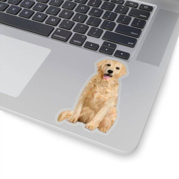Cute Golden Retriever Dog – Kiss-Cut Sticker Stickers