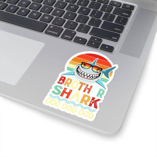 Brother Shark Doo Doo Doo – Cute Kiss-Cut Sticker Stickers