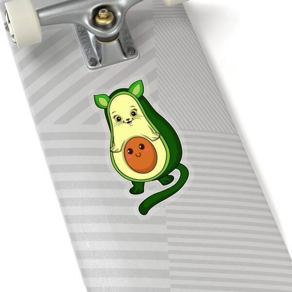 Avocato: Cute Avocado Cat – Kiss-Cut Sticker Stickers