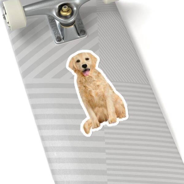 Cute Golden Retriever Dog – Kiss-Cut Sticker Stickers