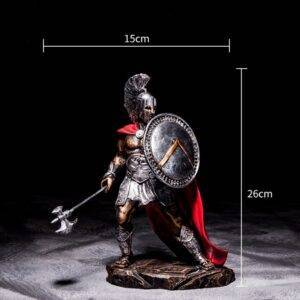 Spartan Resin Statue Statues & Paintings Gifts for Brothers Gifts for Dad Gifts for Grandpa Gifts for Son