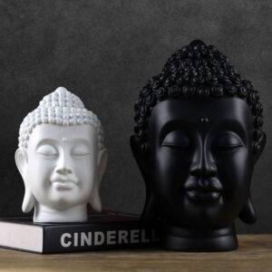 Resin Buddha Head Statue Statues & Paintings Gifts for Dad Gifts for Grandma Gifts for Grandpa Gifts For Husband Gifts for Mom Gifts For Wife
