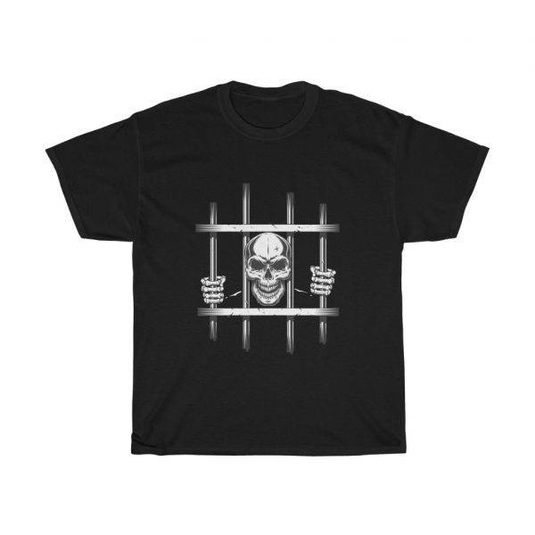 Skull Behind Bars – Unisex T-shirt Unisex Tees
