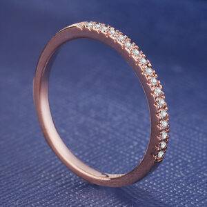 Women’s Zircon Crystal Band Ring Jewelry Gifts for Couples Gifts For Wife