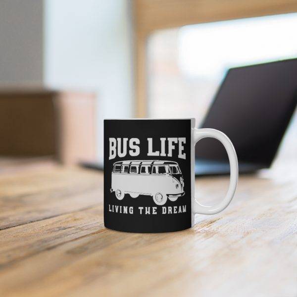 Bus Life, Living The Dream – Ceramic Mug Bus Driver Mugs