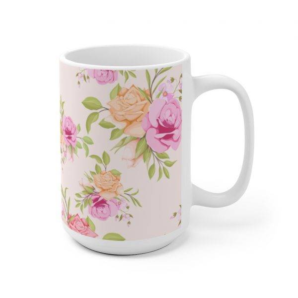 Flower Pattern Ceramic Mug For Florists Florist Gardener Mugs