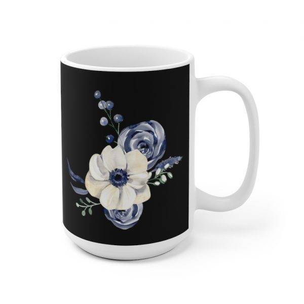 Watercolor White Flower – Ceramic Mug For Florist Florist Mugs
