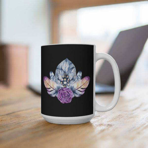 Watercolor Crystal Rose – Ceramic Mug For Florist Florist Gardener Mugs