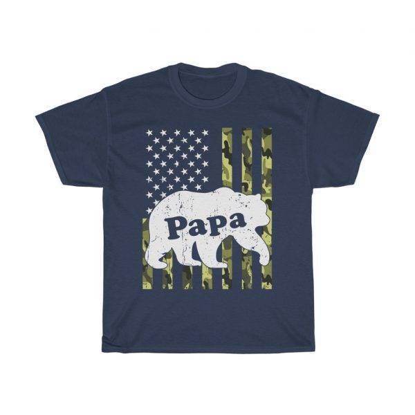 Papa Bear Camouflage Design – T-shirt For Dad Father's Day Gifts Gifts for Dad Men's Tees