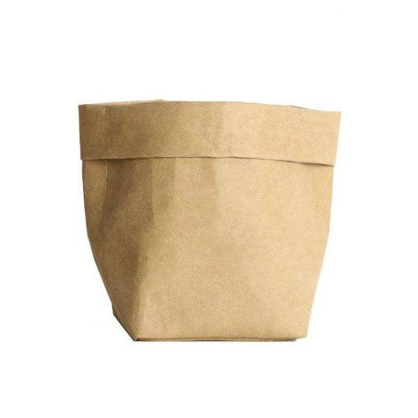 Kraft Paper Flower Pot – Elegant Gift Store